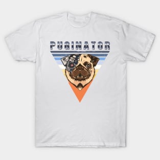 Pug Dog Robot Puginator T-Shirt